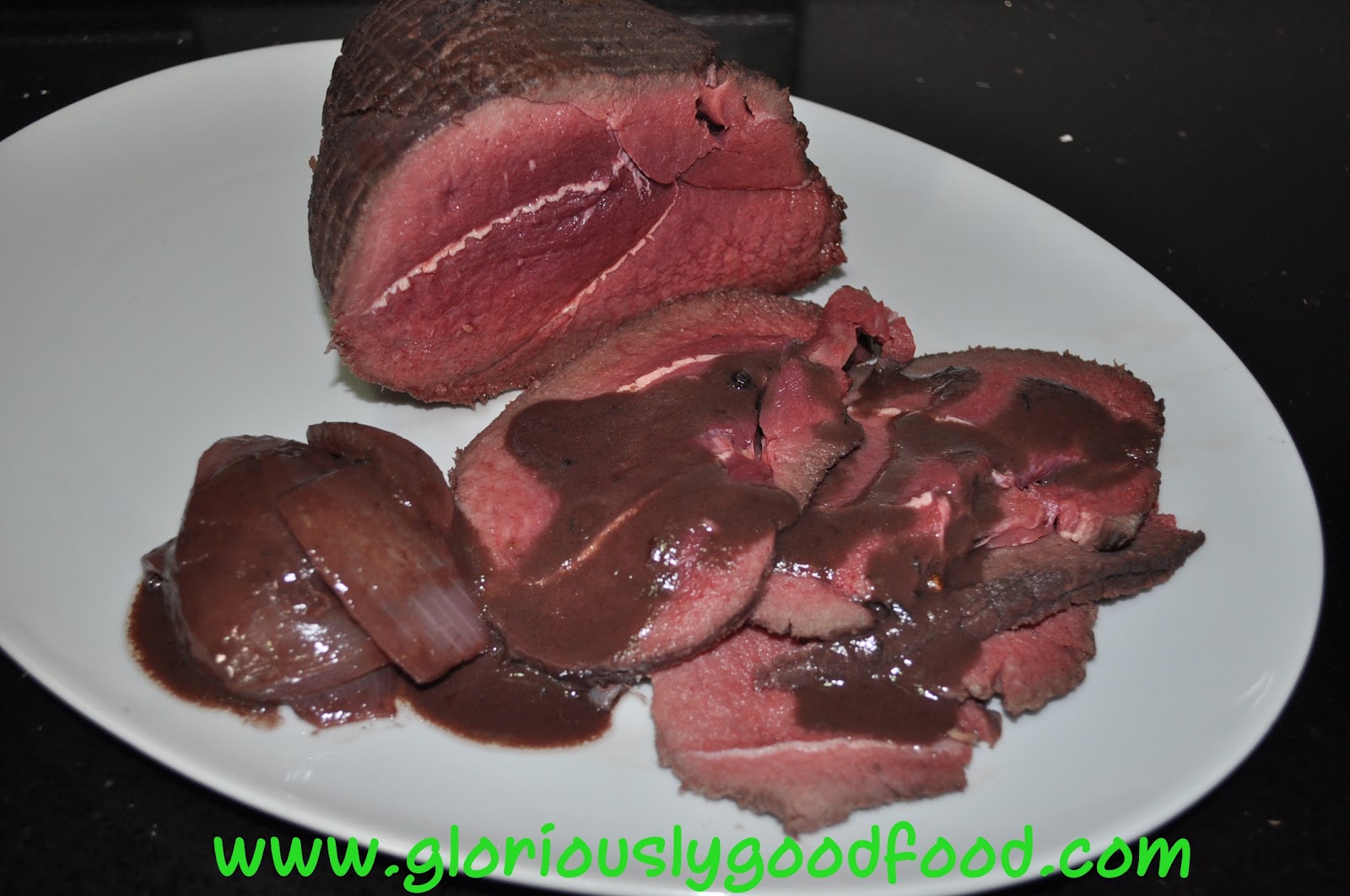 Roast Venison | Roast Haunch of Venison | Venison in Red Wine | Venison with Red Wine and Redcurrant Jelly Jus