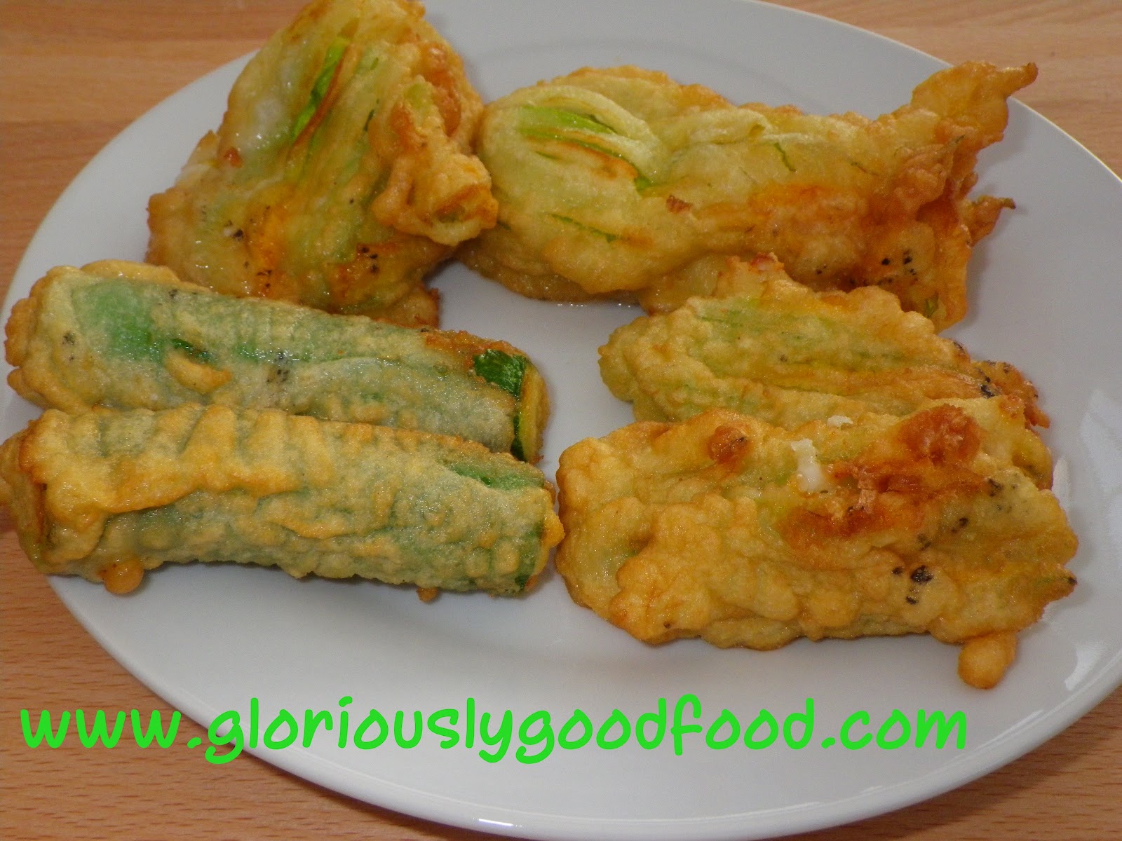 Fried Courgette Flowers