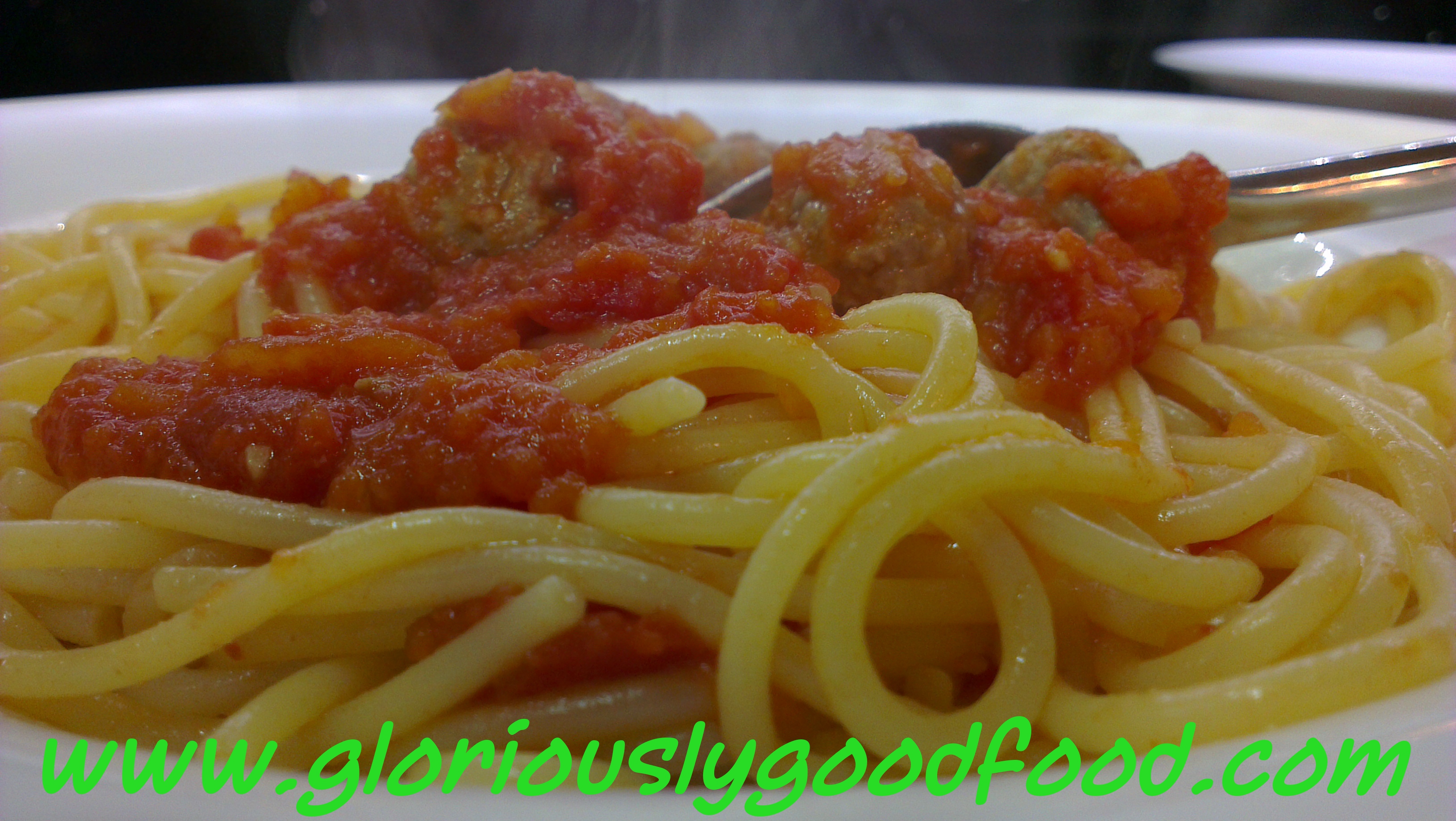 Turkey Meatballs in Tomato Sauce | Spaghetti with Meatballs