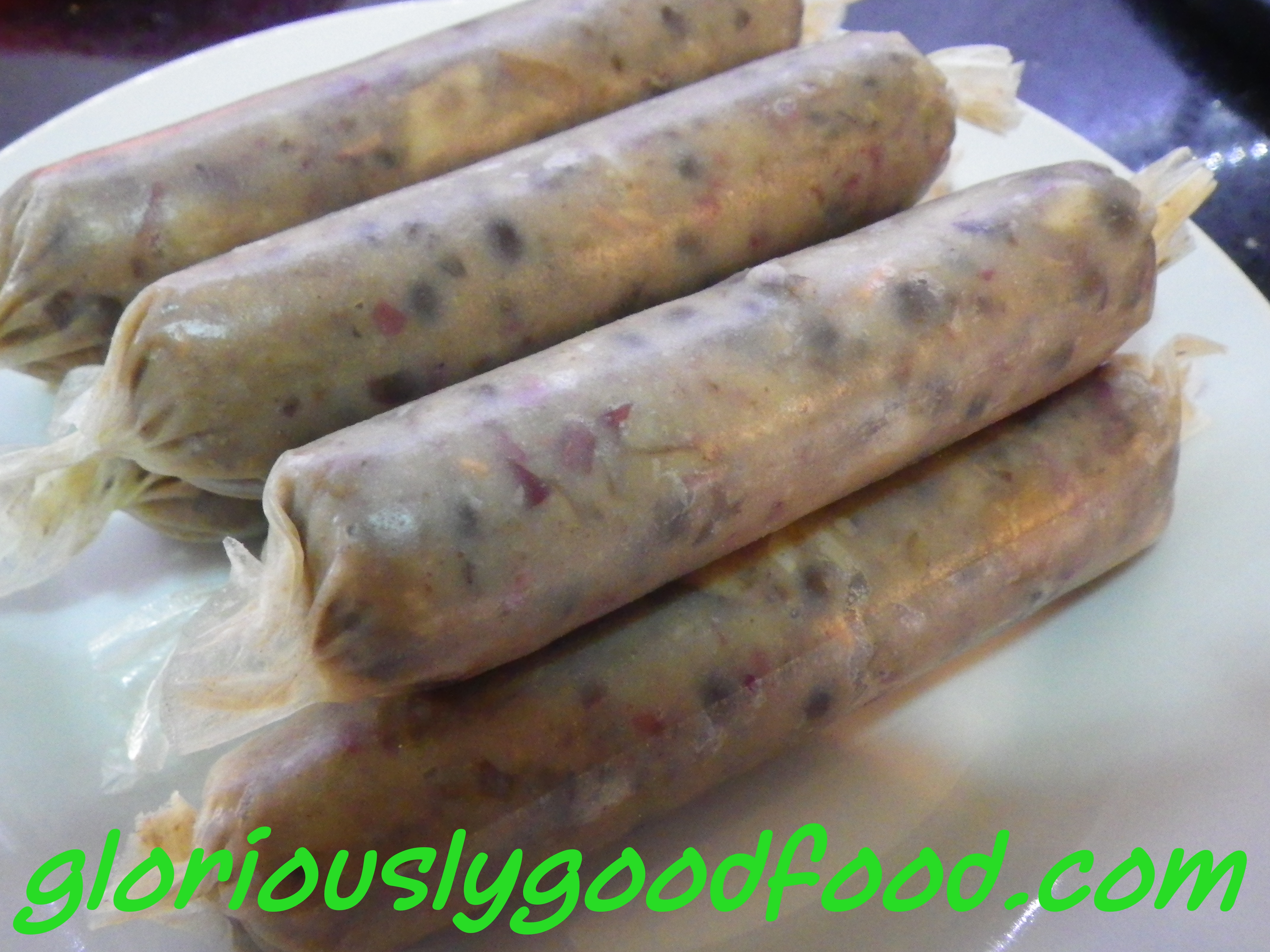 Vegetarian Sausage | 3 bean lentil mushroom sausage
