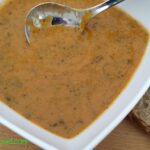 Roasted Courgette and Sweet Pepper Soup | Low Fat Courgette and Pepper Soup | Reflux Recipe