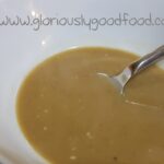 lentil soup with a hint of bacon and melted cheese | bariatric surgery liquid diet